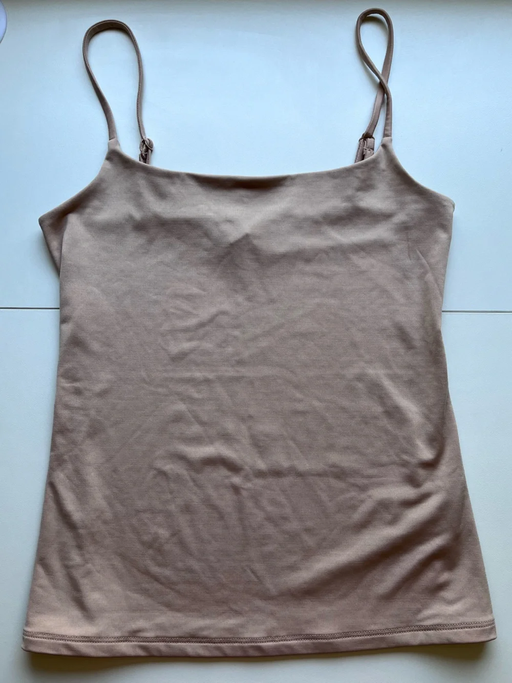 Express Taupe Nude Smooth Square-Neck Tank Top Camisole XS